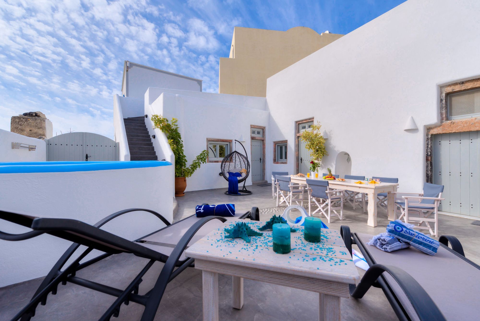 Nereids Villa Santorini Мегалохори Экстерьер фото