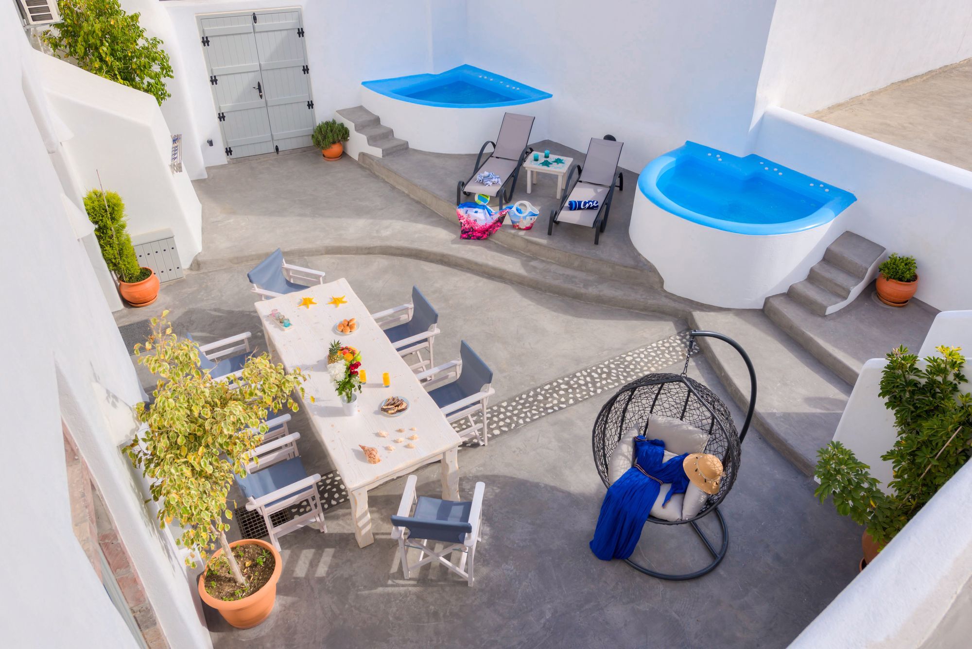 Nereids Villa Santorini Мегалохори Экстерьер фото